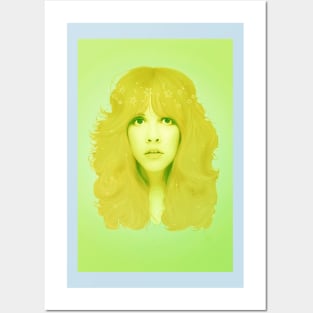 Stevie Nicks Green Posters and Art